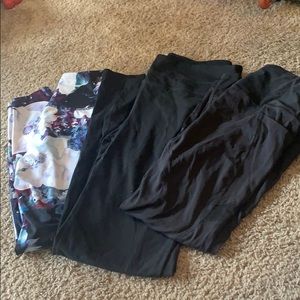 Bundle of athletic bottoms